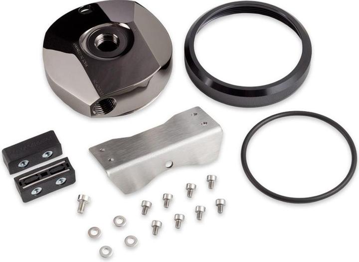 Produktbild Aqua Computer Aquacomputer ULTITOP D5 MIRROR BLACK Pumpenadapter f??r D5-Pumpen, G1/4