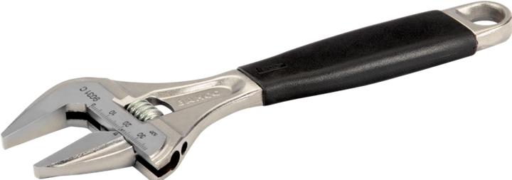 Produktbild Bahco ERGO 32-mm-Rollgabelschlüssel mit extragrosser Öffnungsweite, Zentralmutter und Gummigriff, verchro (32 mm)