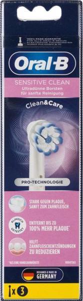 Image du produit Oral-B Têtes de brosse à dents Sensitive Clean (3x)