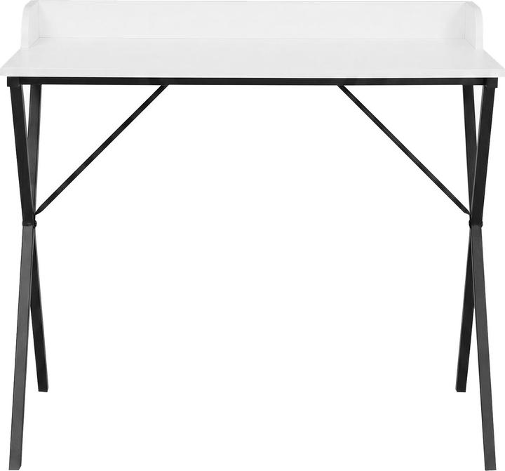 Produktbild HTI-Living Schreibtisch Cedrik Weiss-Schwarz (90 x 50 x 79 cm)