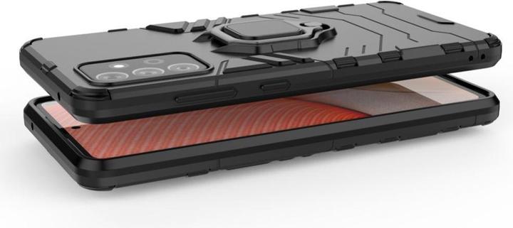 Image du produit Hurtel Ring Armor Case Kickstand Tough Rugged Cover pour Samsung Galaxy A72 4G bleu (Samsung Galaxy A72)