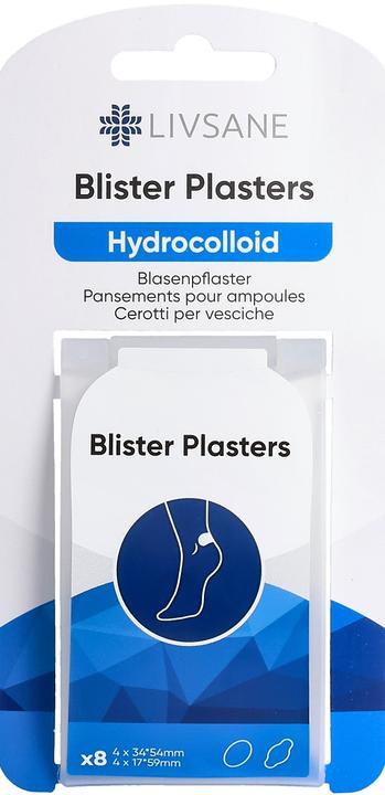 Immagine prodotto Livsane Cerotti per vesciche idrocolloidali 8 (8 x)