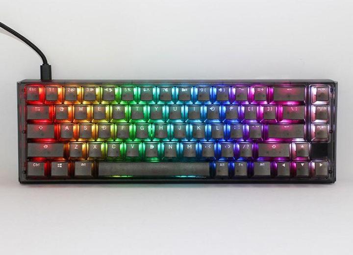 Produktbild Ducky One 3 Aura Black SF Gaming Tastatur, RGB LED - MX-Blue (DE, Kabelgebunden)