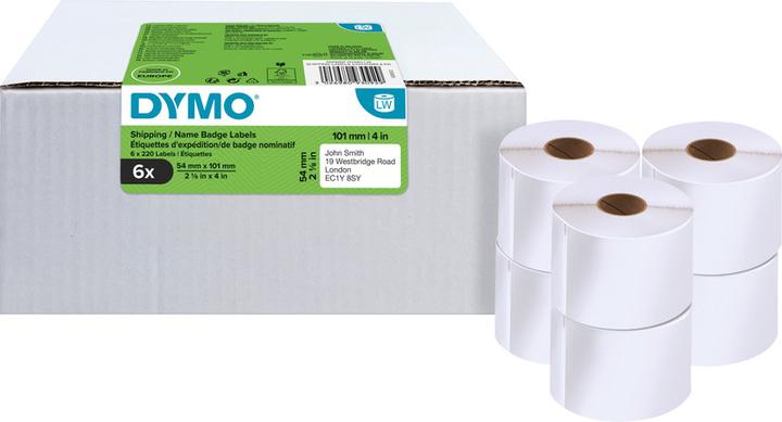 Productafbeelding Dymo Verzendetiketten 54 x 101 mm 6x 220 stuks. (10.10 cm)