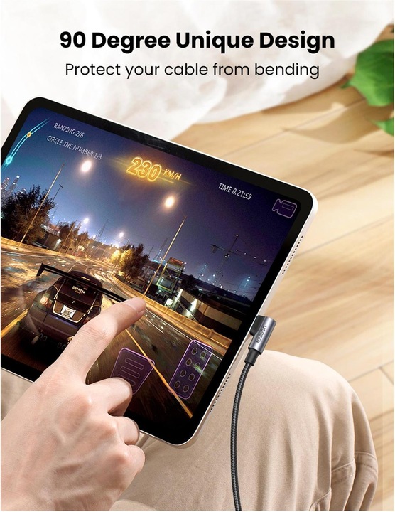 Image du produit Ugreen USB C – USB C (1 m, USB 2.0)