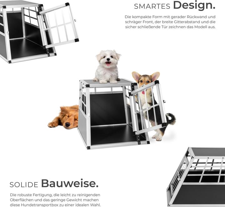 Image du produit tectake Boîte de transport pour chiens (Chien, Fermeture de sécurité)