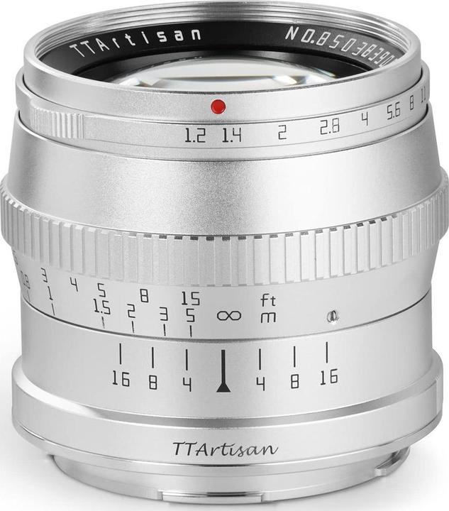 Image du produit TTArtisan 50 mm f1.2 Fujifilm X (Fujifilm X, APS-C / DX)