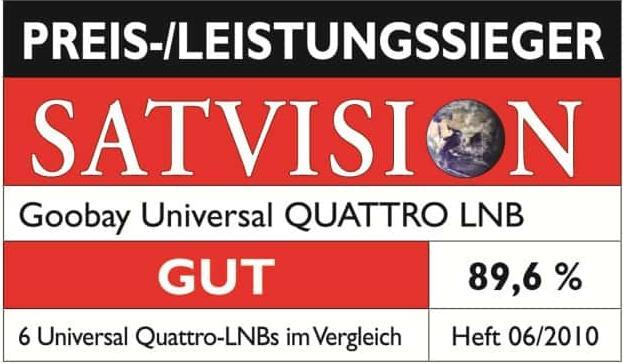 Image du produit Goobay Universal Quattro LNB (Quattro LNB, 40mm)