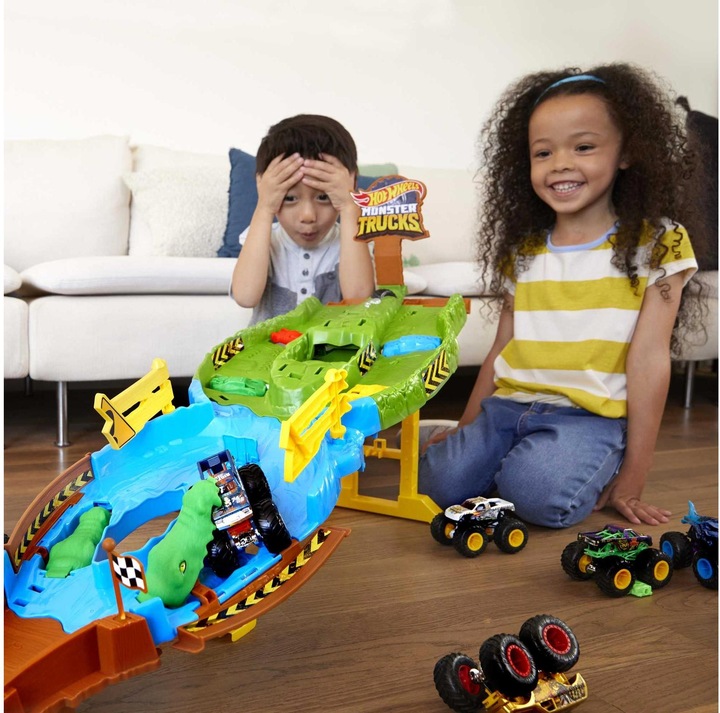 Produktbild Hot Wheels Monster Trucks Wettkampf Rennstrecke