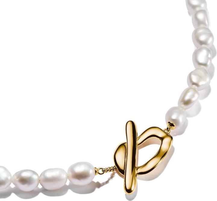 Immagine prodotto Thomas Sabo Perlenkette Natural Beauty vergoldet (Argento 925)