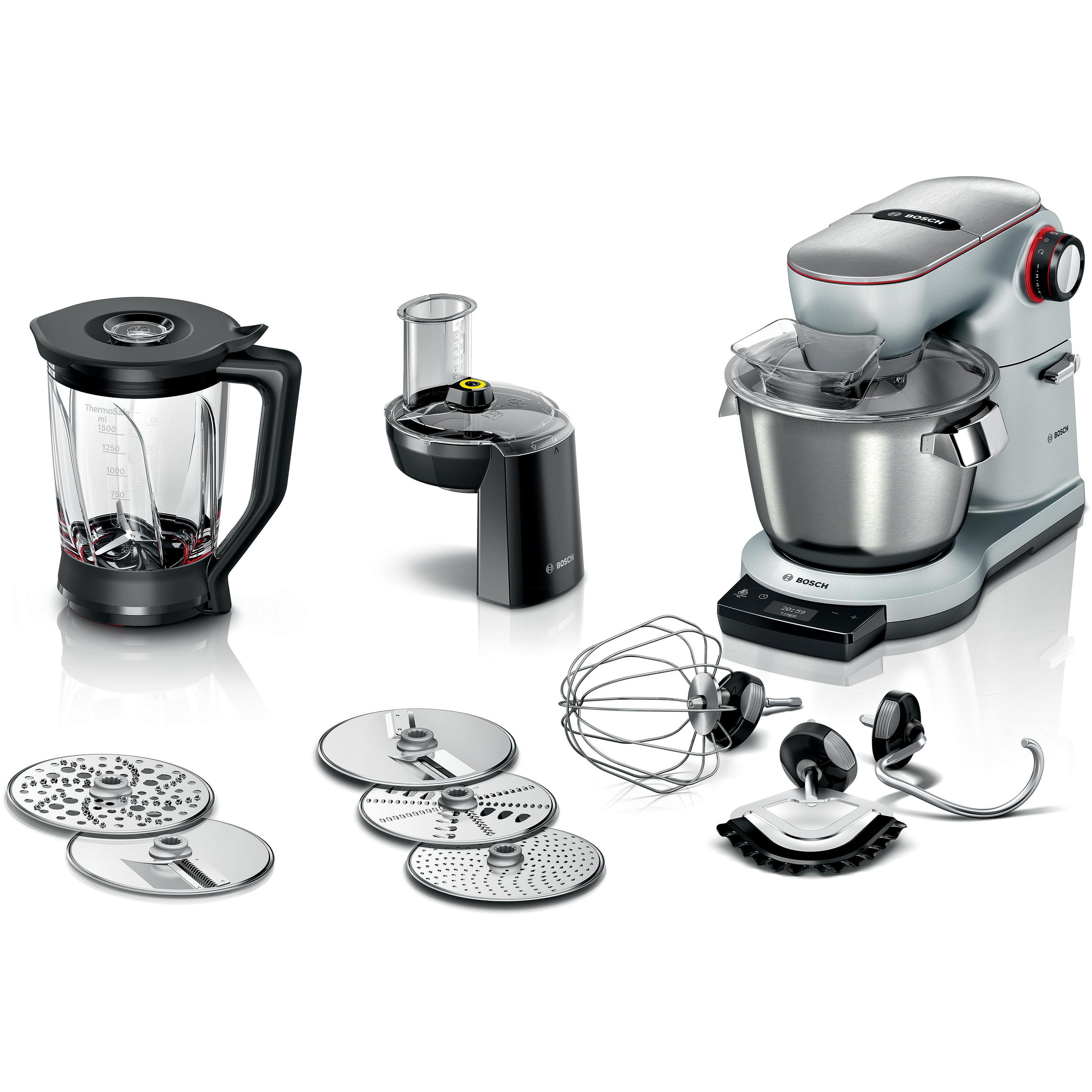 Bosch Hausgeräte Serie 8 OptiMUM, Macchina da cucina, Argento