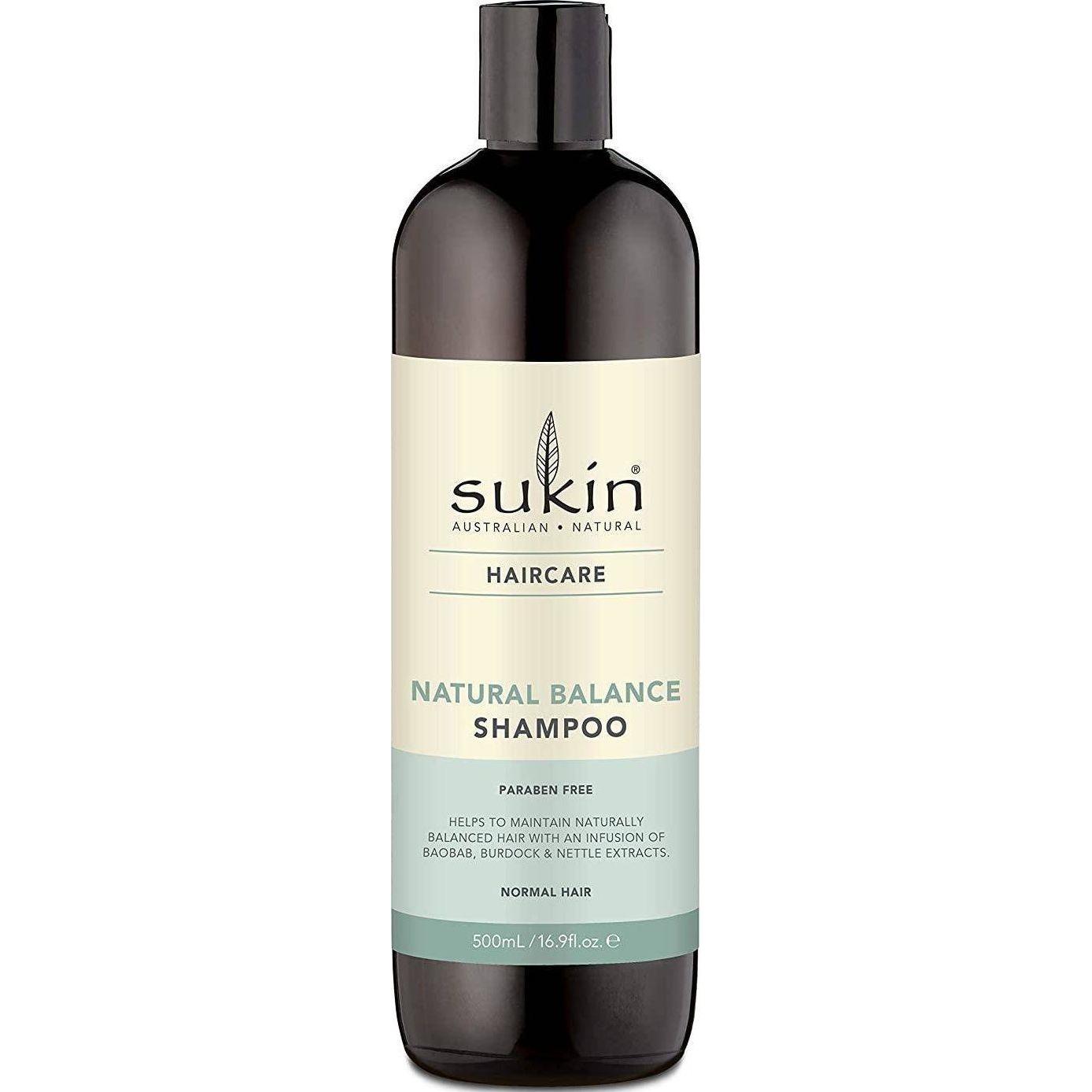 Sukin, Shampoo, NATURAL BALANCE* Szampon normalizujący, 500 ml