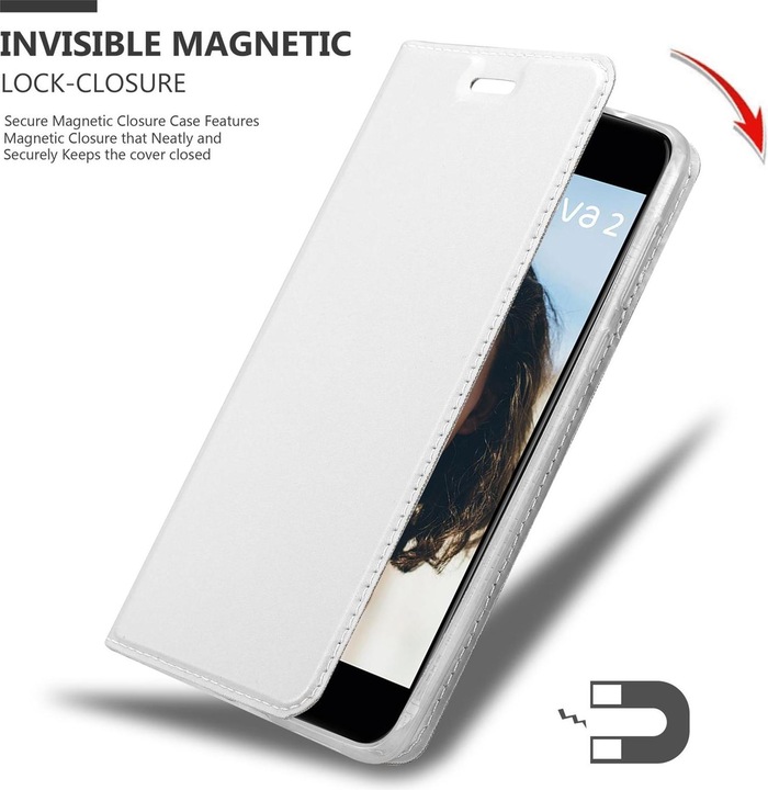 Actual product image Cadorabo Book Classy Style Cover (Nova 2)