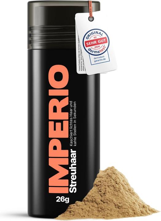 Produktbild Imperio Hair Thickening Fiber for Full Hair in Seconds Authentic Look 26g Dark Blonde