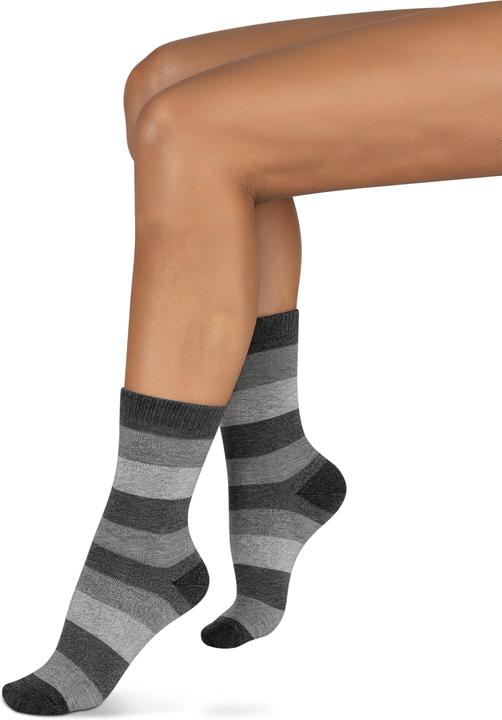 Immagine prodotto Normani 6 paia di calzini di alpaca a righe larghe (confezione da 6, 43 - 46)