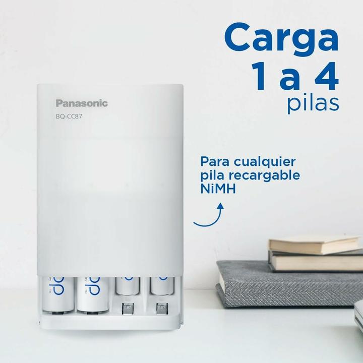 Immagine prodotto Panasonic eneloop Smart Plus USB Travel Charger BQ-CC87 (5 pz., AA, 2000 mAh, Batteria + Caricabatterie)