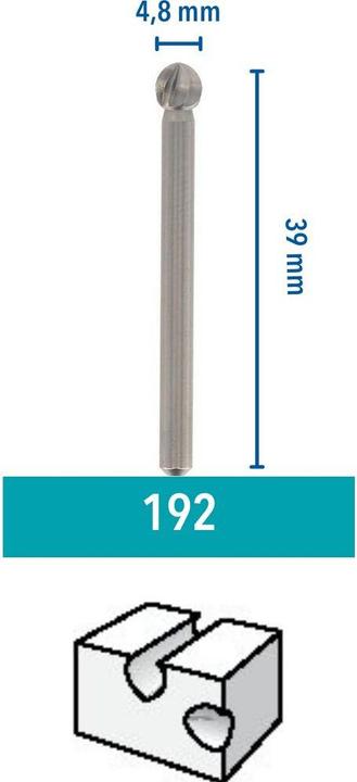 Immagine prodotto Dremel Coltello per fresatura ad alta velocità Ø 4,8 mm (2 pezzi)