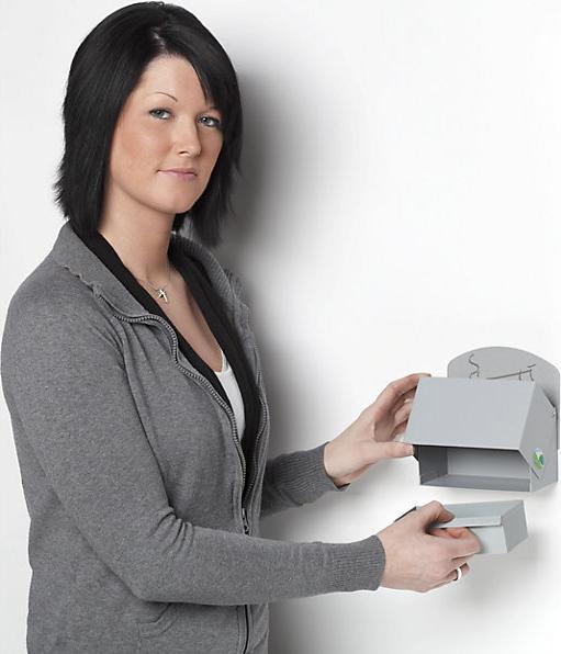 Actual product image VAR Wall ashtray with sign