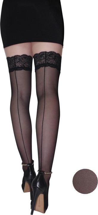 Produktbild Legg Story halterlose Netz-Strümpfe Diana schwarz - T3/4