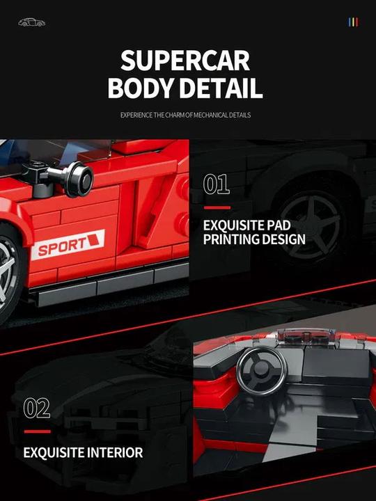 Produktbild ReoBrix Sportwagen R8