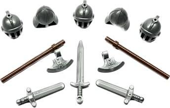 Immagine prodotto LEGO Loewenritter Battle Pack Loewenritter adatto per 10305 Loewenritterburg (10505, Accessori LEGO)