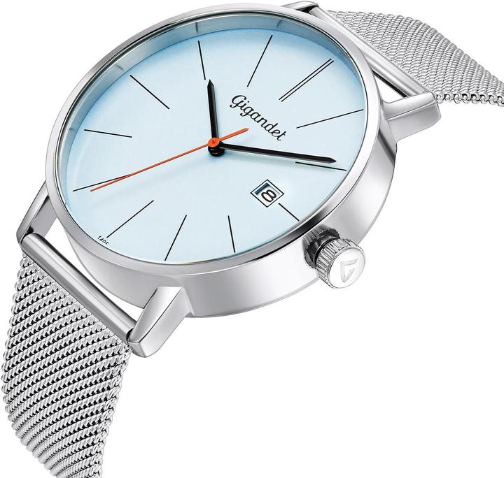 Produktbild Gigandet Elegantes analoges Herrenarmbanduhr mit Datumsanzeige und 30 m wasserdicht (Analoguhr)