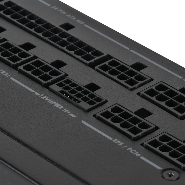 Actual product image Silverstone HELA 1200R Platinum - Cybenetics Platinum, Modular, ATX 3.0 - 1200 Watt (1200 W)