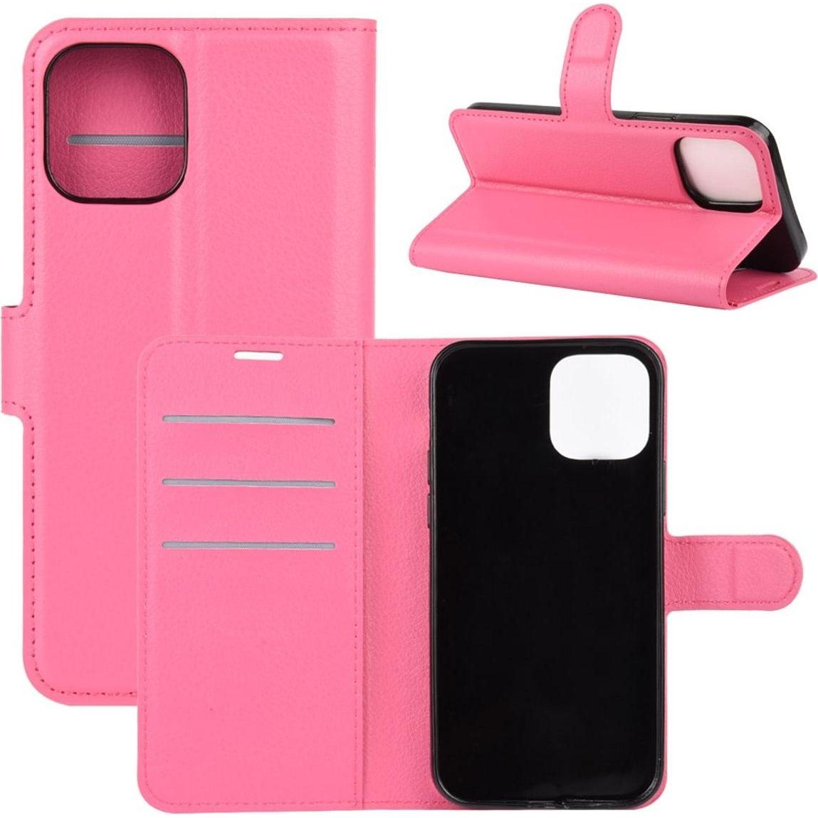 König Design Hülle Handy Schutz für Apple iPhone 12 Pro Case Cover Tasche Etuis Bumper Rosa (Apple iPhone 12 Pro), Smart...
