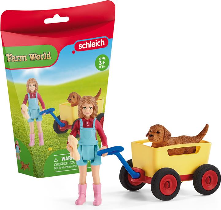 Produktbild Schleich Ausflug mit dem Handwagen