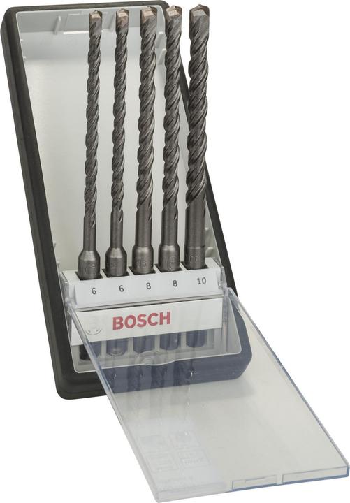 Bosch Professional Zubehör Hammerbohrer-Set (6 mm, 8 mm, 10 mm)