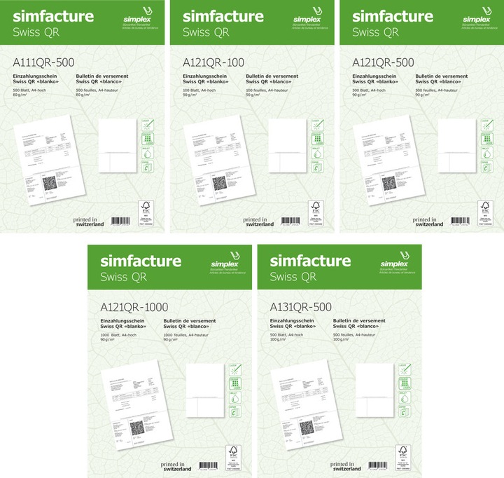 Image du produit Simplex Simfacture - Swiss QR (500 x)