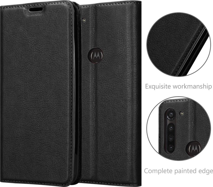 Actual product image Cadorabo Book Invisible Magnet Cover (Motorola Moto G8 Power Lite)