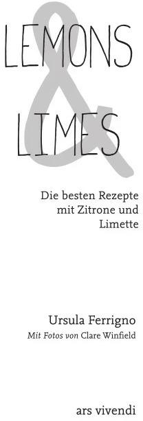 Produktbild Lemons & Limes (Deutsch, Ursula Ferrigno, 2018)