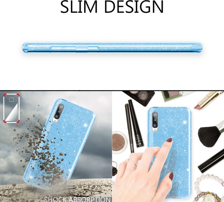 Produktbild Nalia Glitzer Hülle (Samsung Galaxy A50)