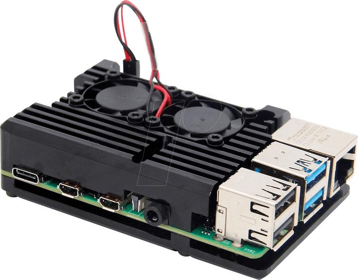 Immagine prodotto Joy-it Custodia Armor Block Active per Raspberry Pi 4