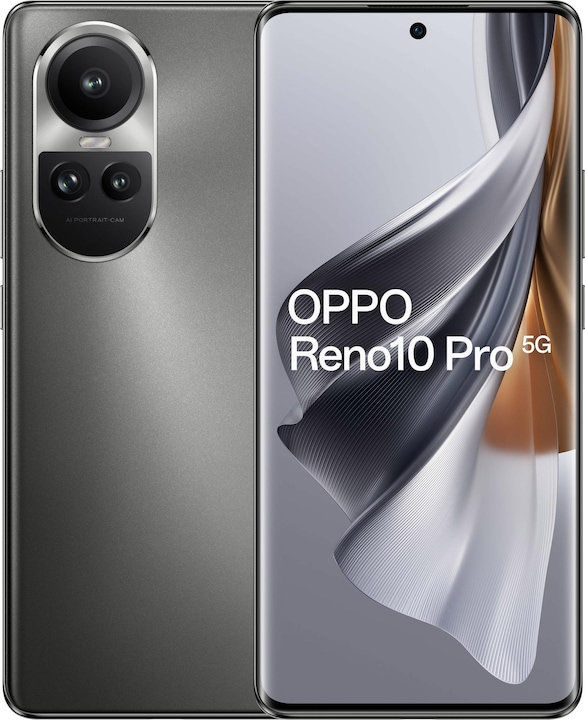 OPPO Reno 10 Pro (256 GB, Silvery Grey, 6.70", Dual SIM, 50 Mpx, 5G)