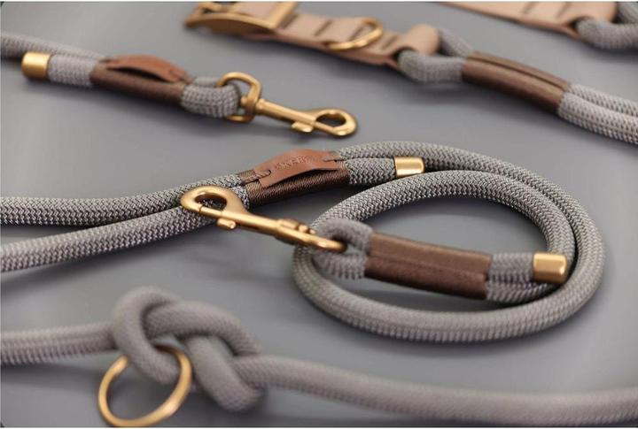 Immagine prodotto Kerbl Collare Monte Carlo, marrone/grigio, 8 mm x 30-40 cm (Cane, Passeggiare)