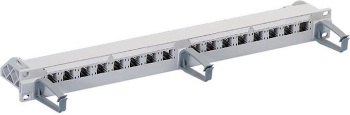 Produktbild R&M Patchpanel 16 Port Kat 6A 1 HE 19 leer ungeschirmt