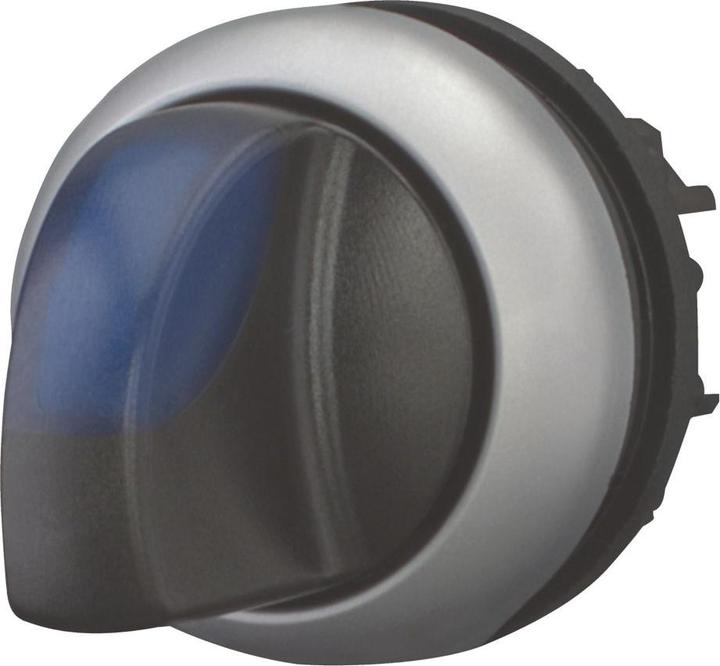 Produktbild Eaton 3 akušerijos mėlynos jungiklio pavara su M22-WLK3-B apšvietimu (216841)