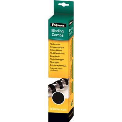 Thumbnail - Fellowes, Bindegerät Zubehör, Binderücken 32mm, 21 Ringe, schwarz, 50 Stk.