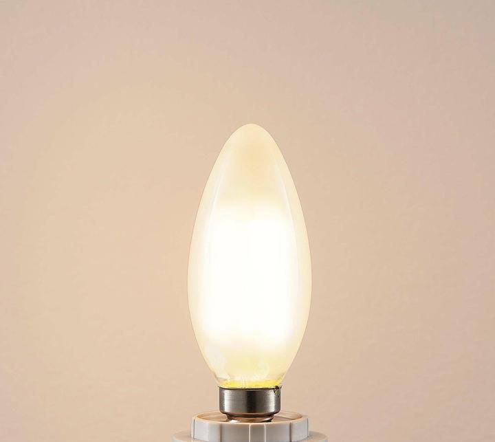 Actual product image Arcchio LED Lamp E14 4W 2,700K Candle, Dimmable, Frosted (E14, 470 lm)