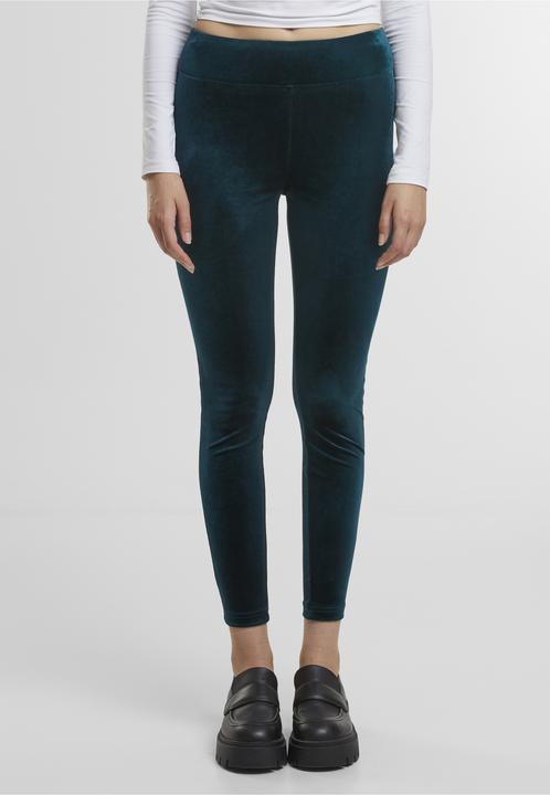 Immagine prodotto Urban Classics Leggings di velluto a vita alta da donna (5XL)