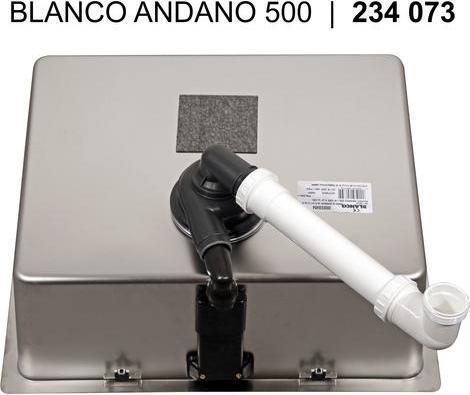 Produktbild Blanco Andano 500-U (Unterbauspüle, 44 cm, 54 cm)