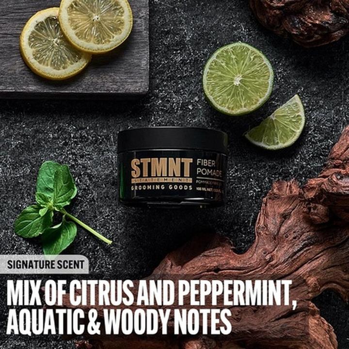 Immagine prodotto STMNT Grooming Goods Fiber Pomade Semi-Matte Finish Strong Control (Pomata, 100 ml)