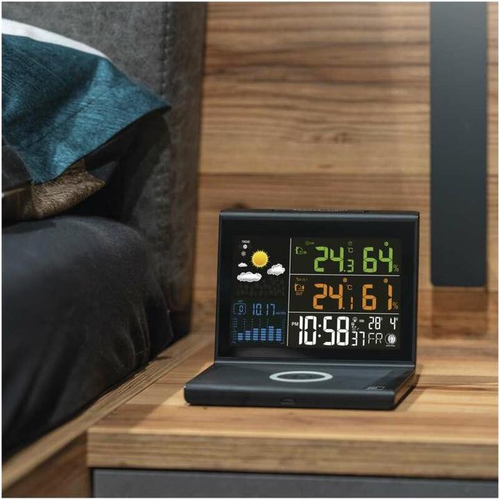 Actual product image Emos Weather station with wireless charging E8010