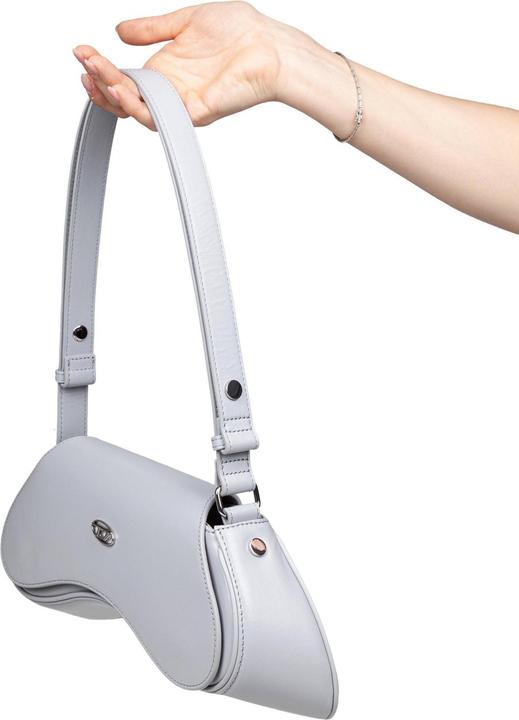 Immagine prodotto Diesel play leather shoulder bag grey