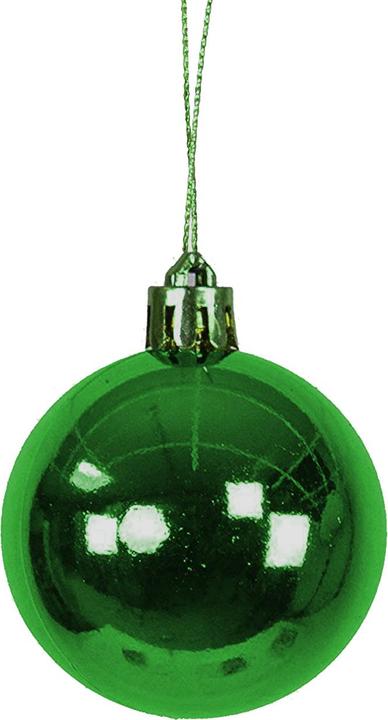 Produktbild Mojawo 30tlg. Christbaumkugeln / Weihnachtskugeln lime-grün Ø 4/5/6/7cm (30x)