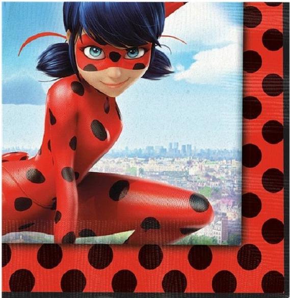Produktbild Riethmüller Ladybug Miraculous (20 Stk., 33 x 33 cm)