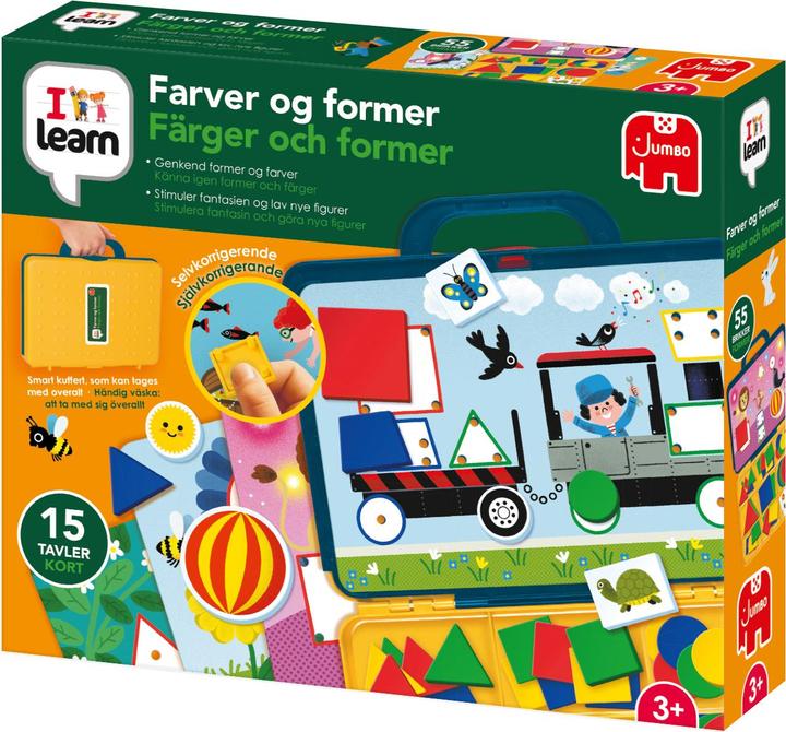 Image du produit Jumbo - I Learn - Colors & Shapes (DK & SE) (19905) (Danois, Suédois)