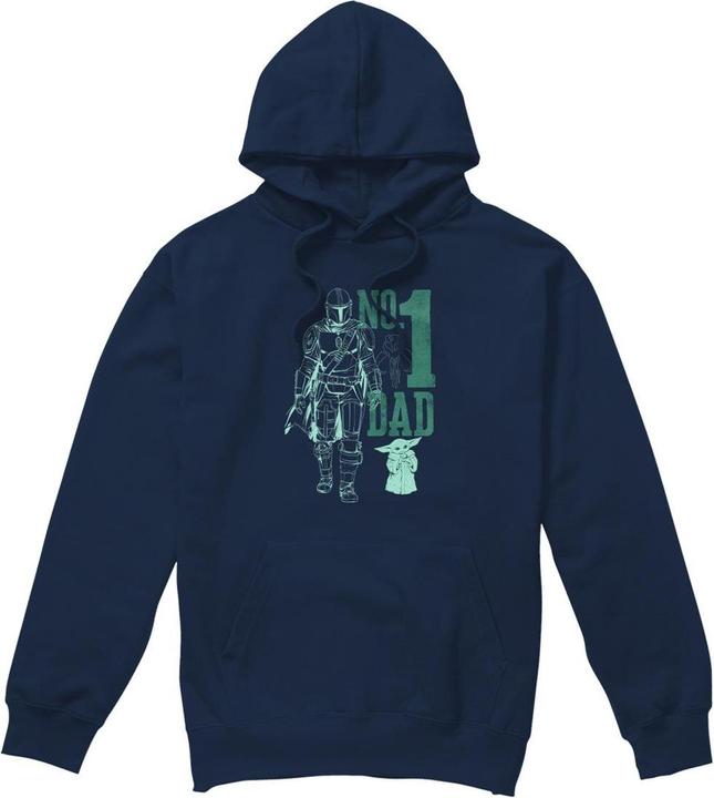 Immagine prodotto Star Wars No. 1 Dad Felpa con Cappuccio Mando Uomo (XL)